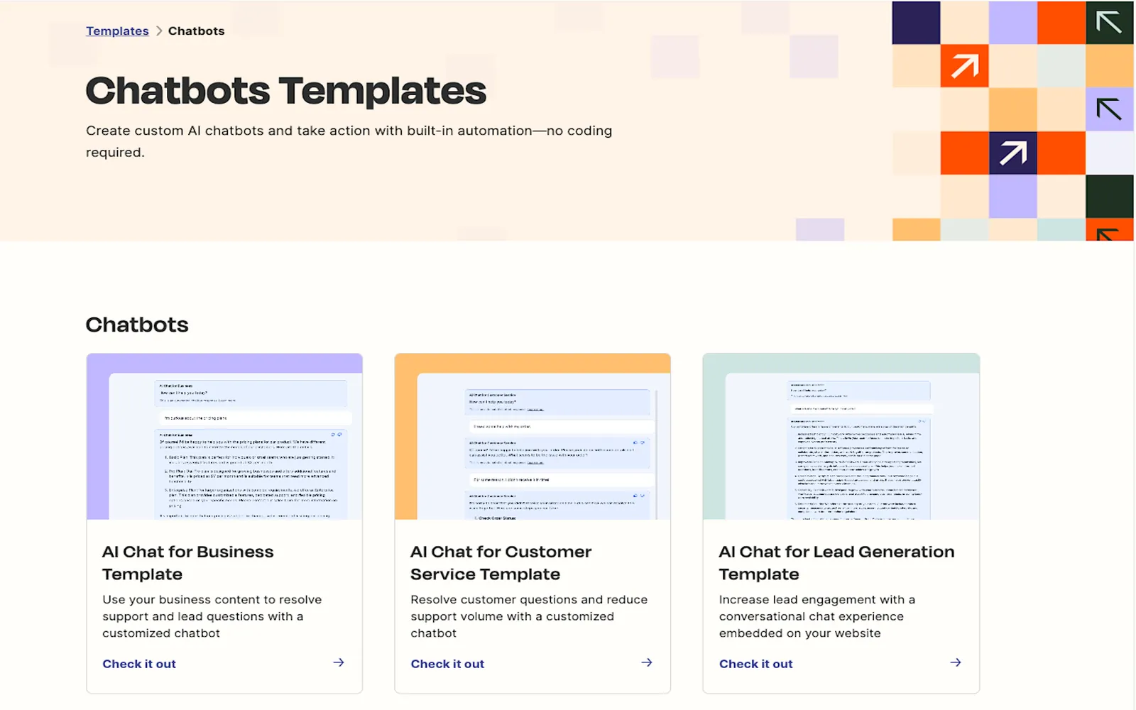 Automate lead collection and scale support with Chatbots