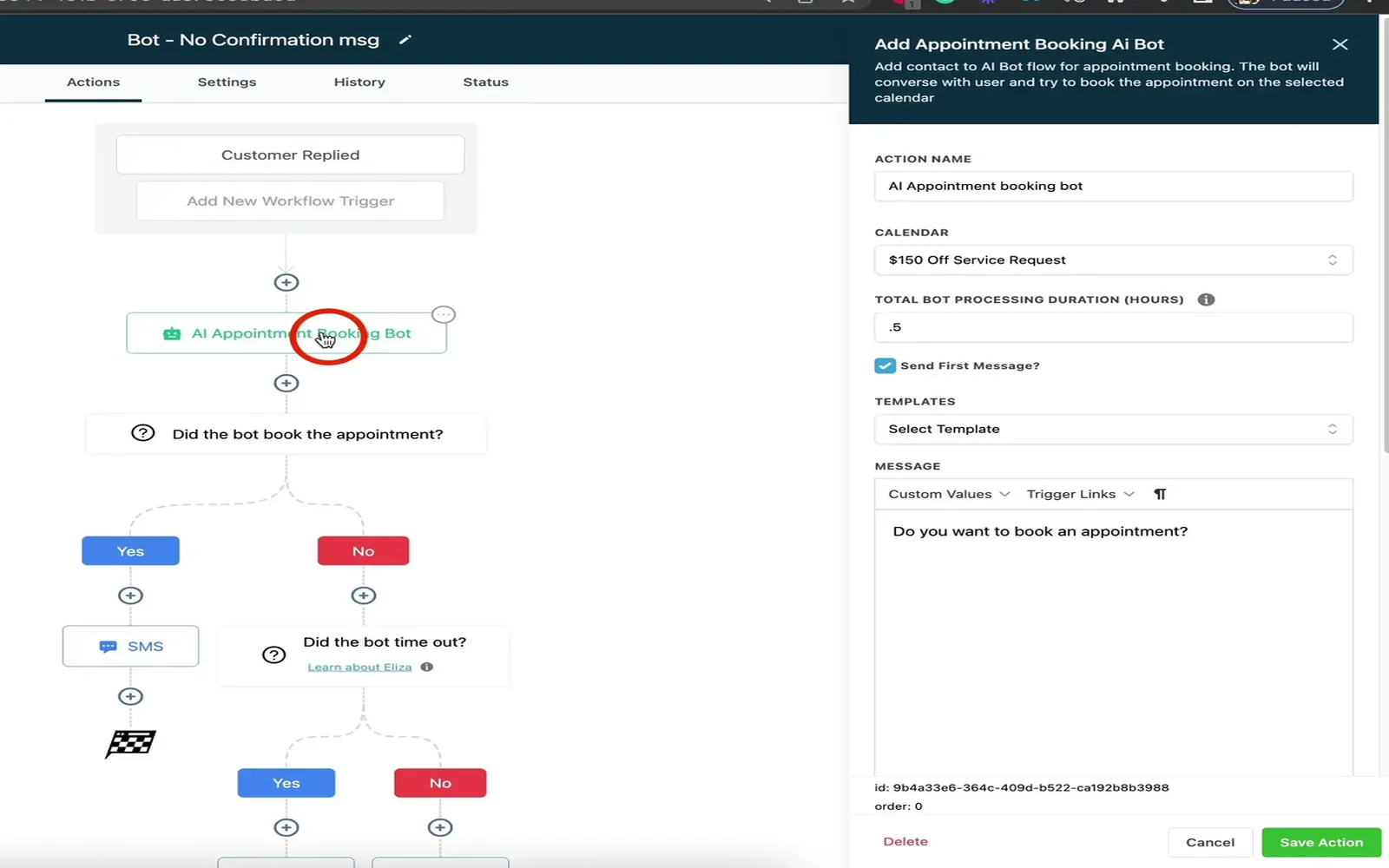 How to create an appointment AI chatbot