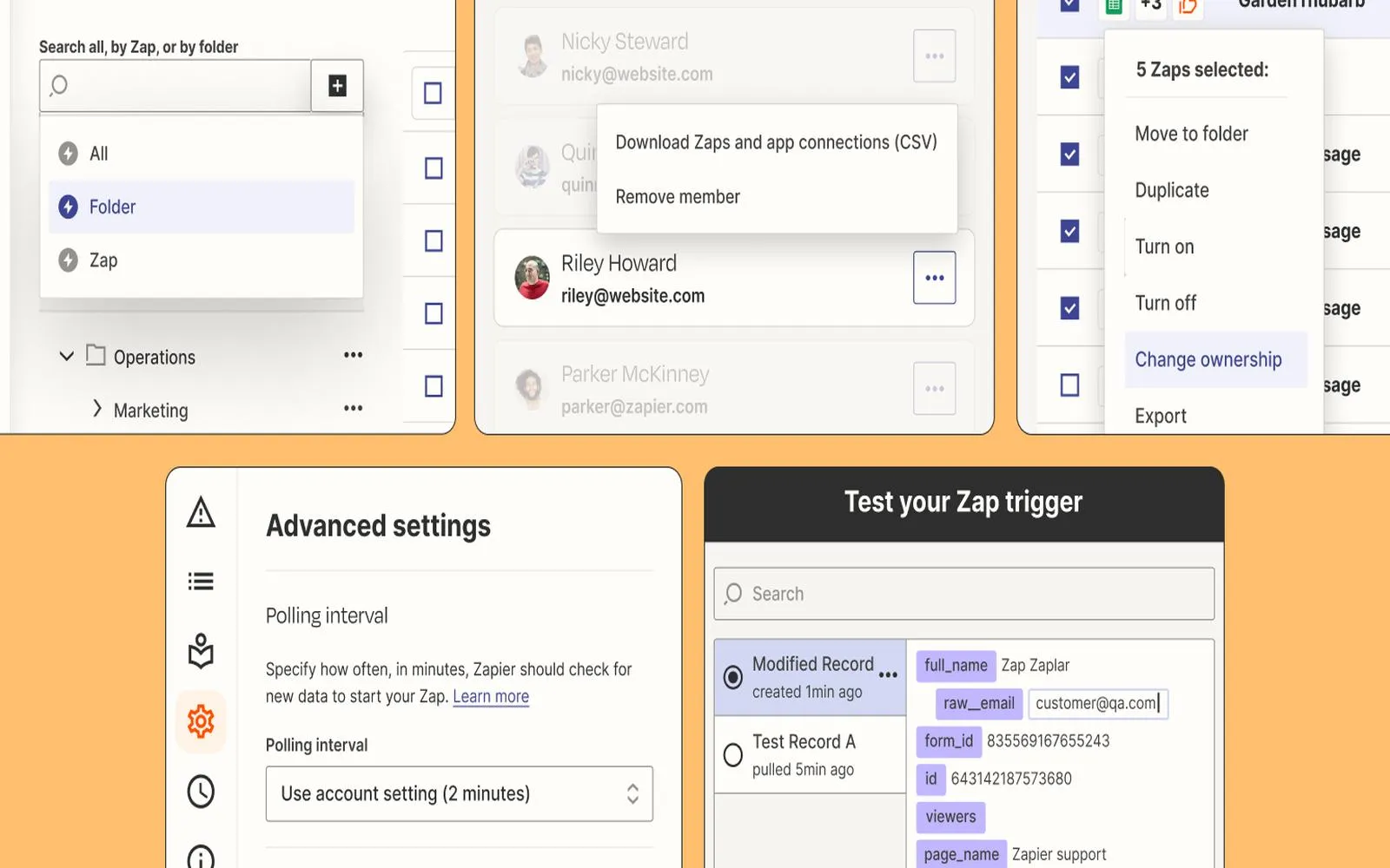 Raising the curtain on Zapier's newest product features