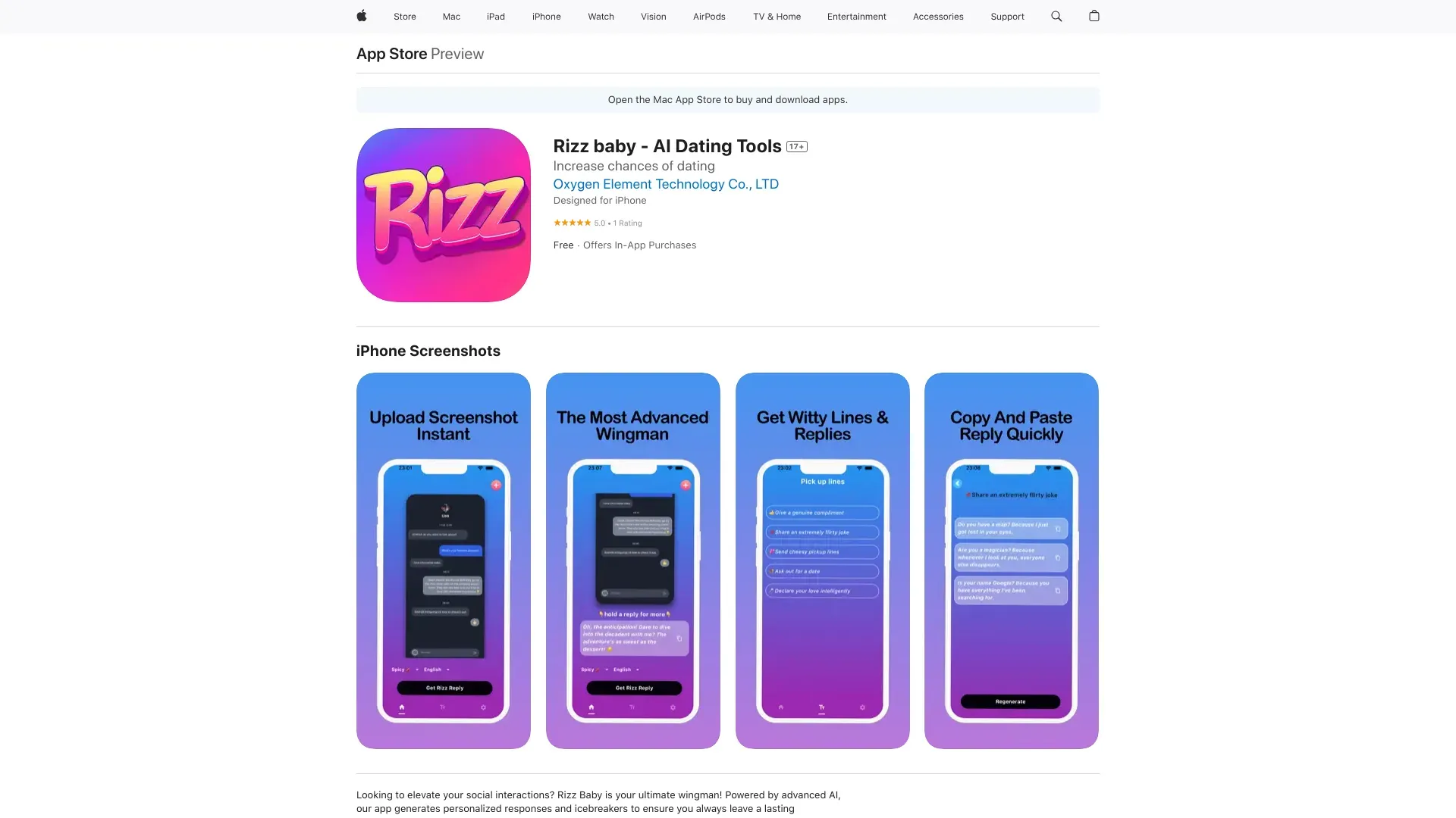 Rizz baby - AI Dating Tools