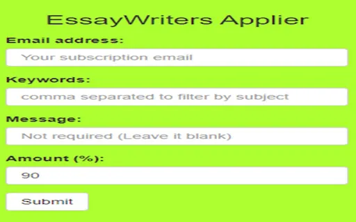 EssayWriters Applier