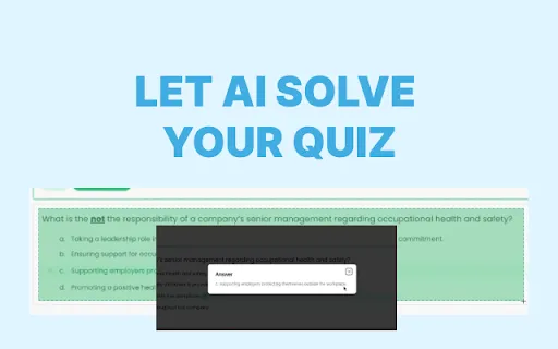 AI Quiz Solver - Solve Your Quiz Easily