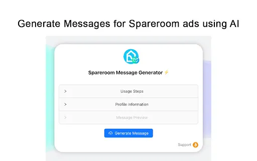 Spareroom Message Generator