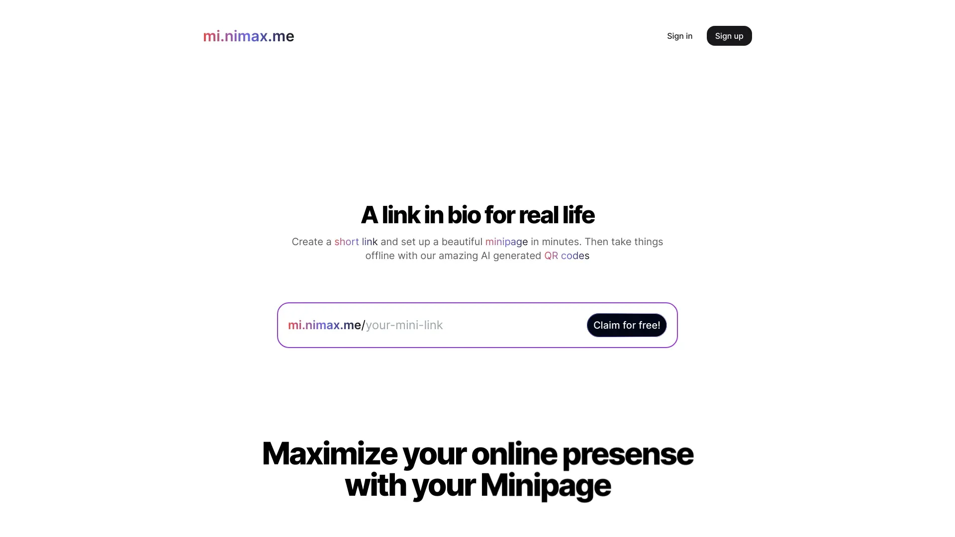 minimaxme