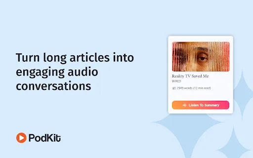 PodKit: Listen to webpages
