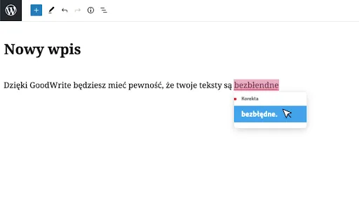 GoodWrite - inteligenty korektor tekstu