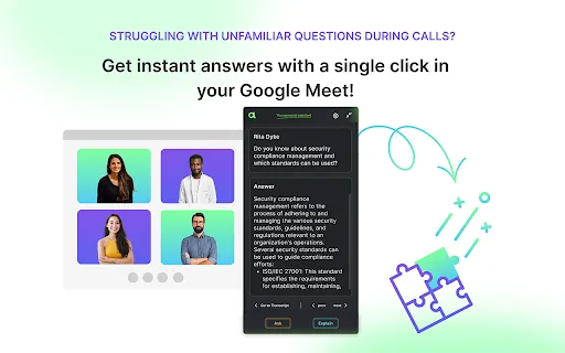 ChatGPT assistant for Google Meet