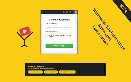Ytsum.io - Summarize YouTube Videos