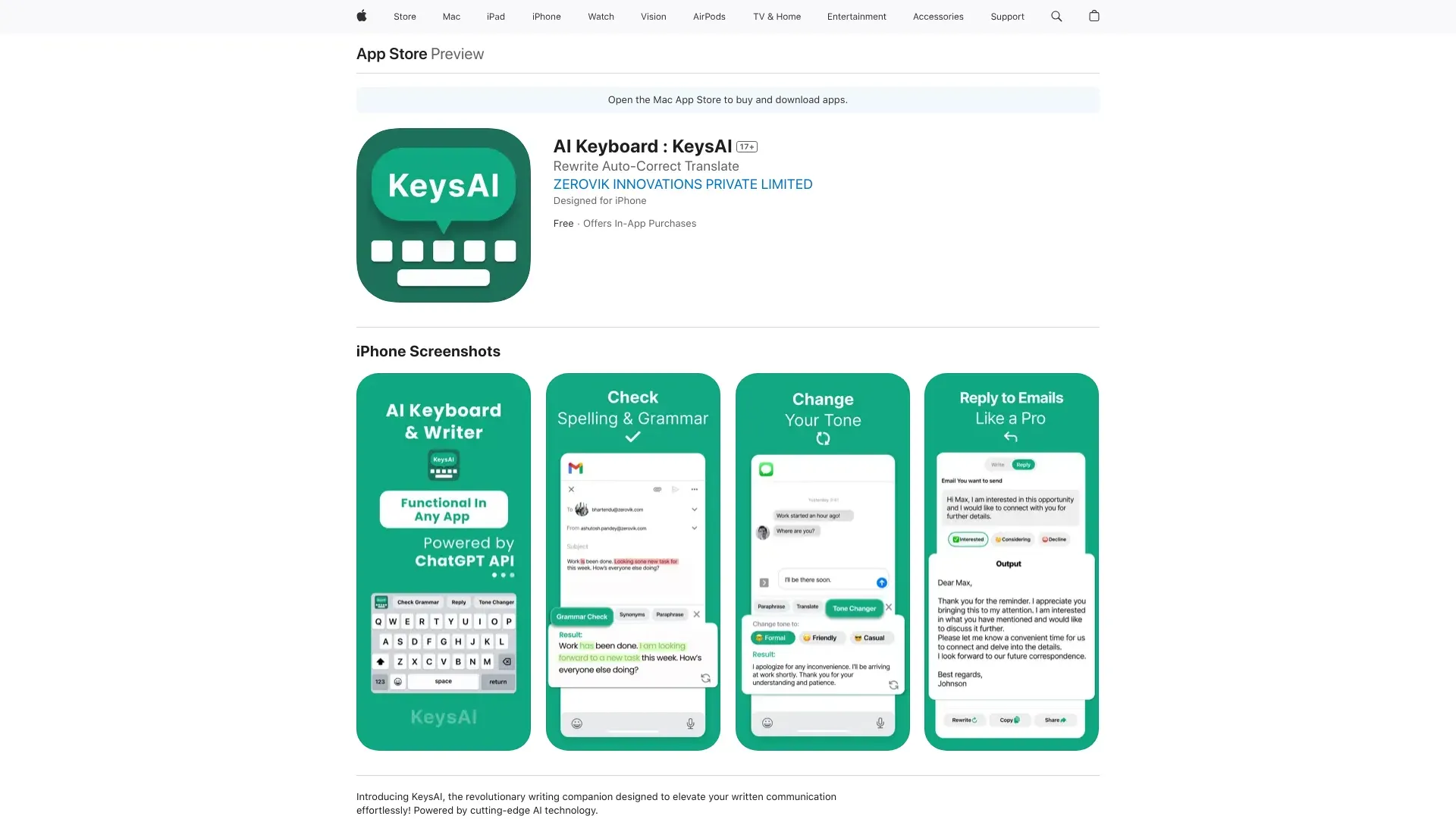 AI Keyboard : KeysAI