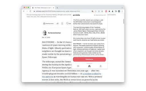 Unriddle: AI-generated Summaries