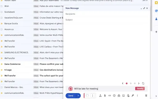 Into Gmail