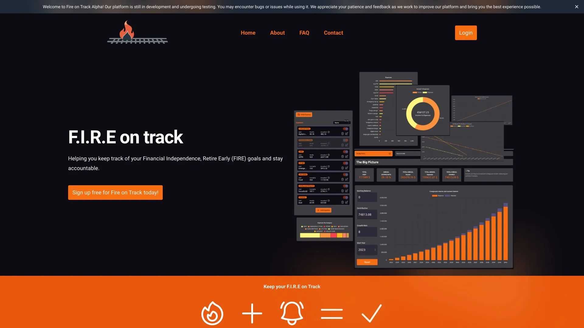 F.I.R.E on track