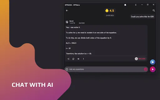 GPTMana - AI ChatGPT Chatbot Assistant