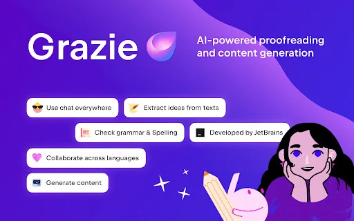 JetBrains Grazie: Writing Assistant