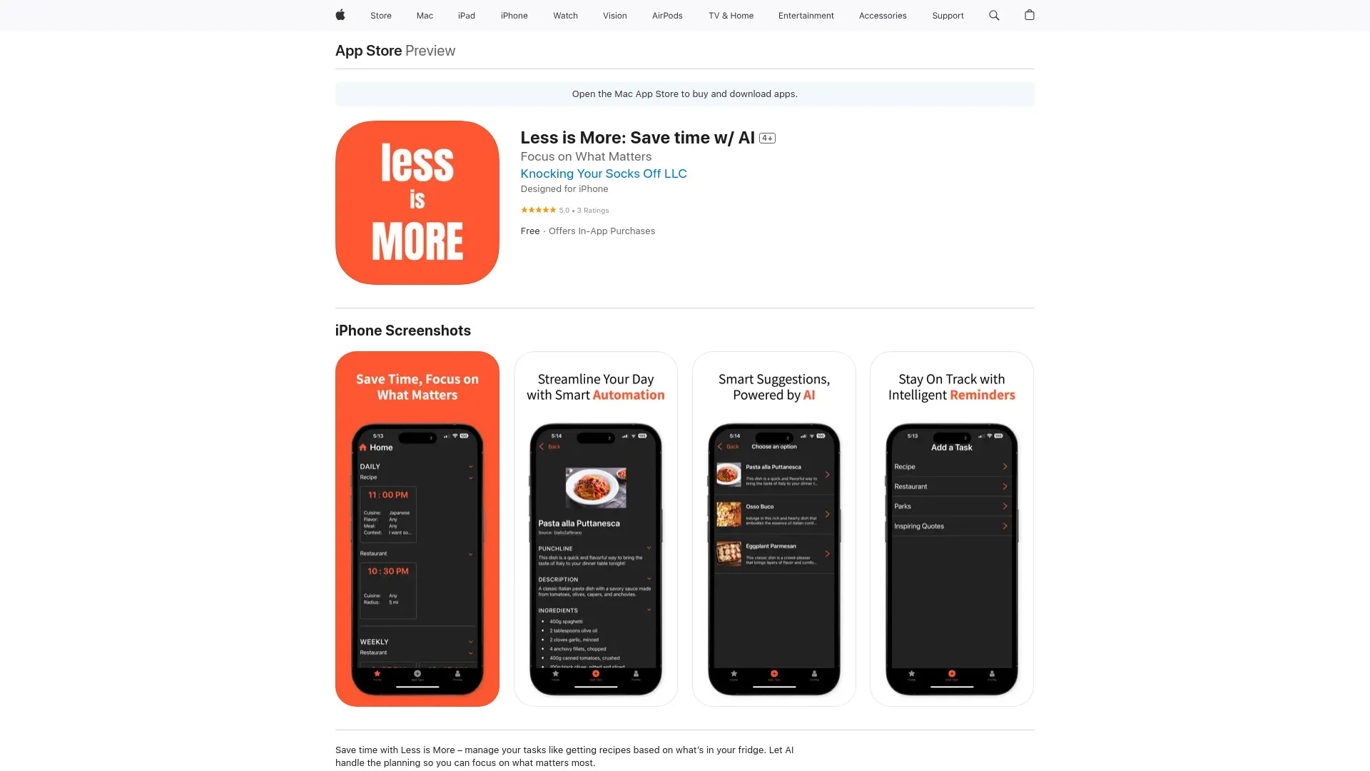 Less is More - Save time w/ AI