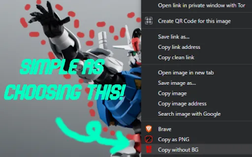 Copy Image without Background