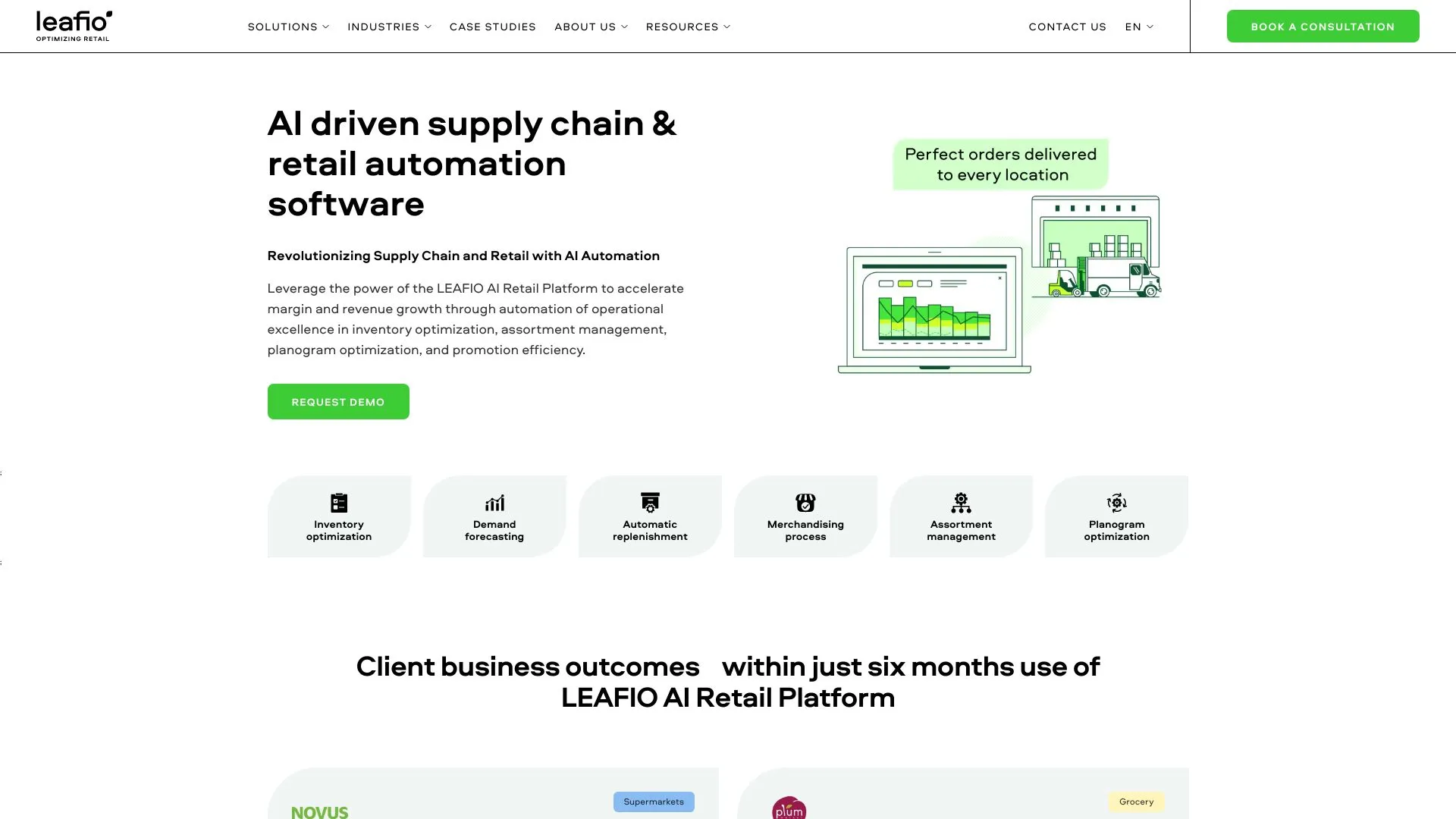 LEAFIO AI Retail Platform