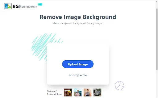 Bulk image background remover