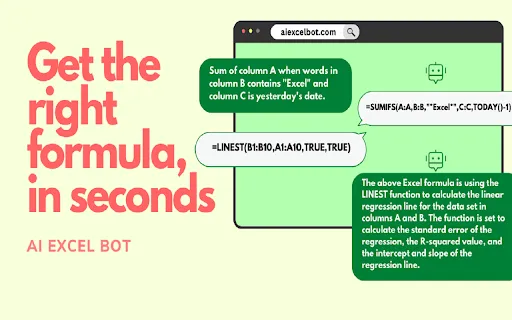 AI Excel Bot : ChatGPT Excel Assistant