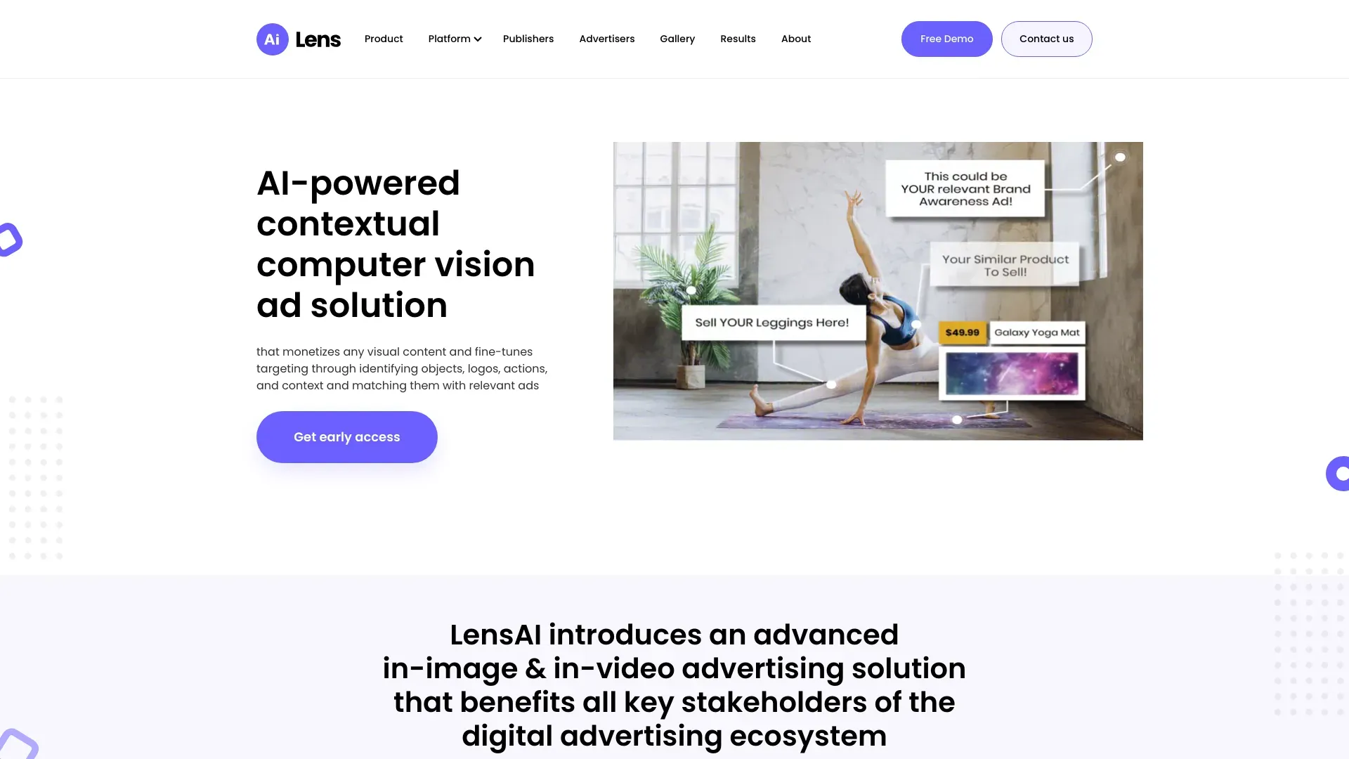 LensAI Shoppable and Contextual