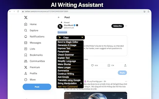 Magictool.AI Chrome Extension