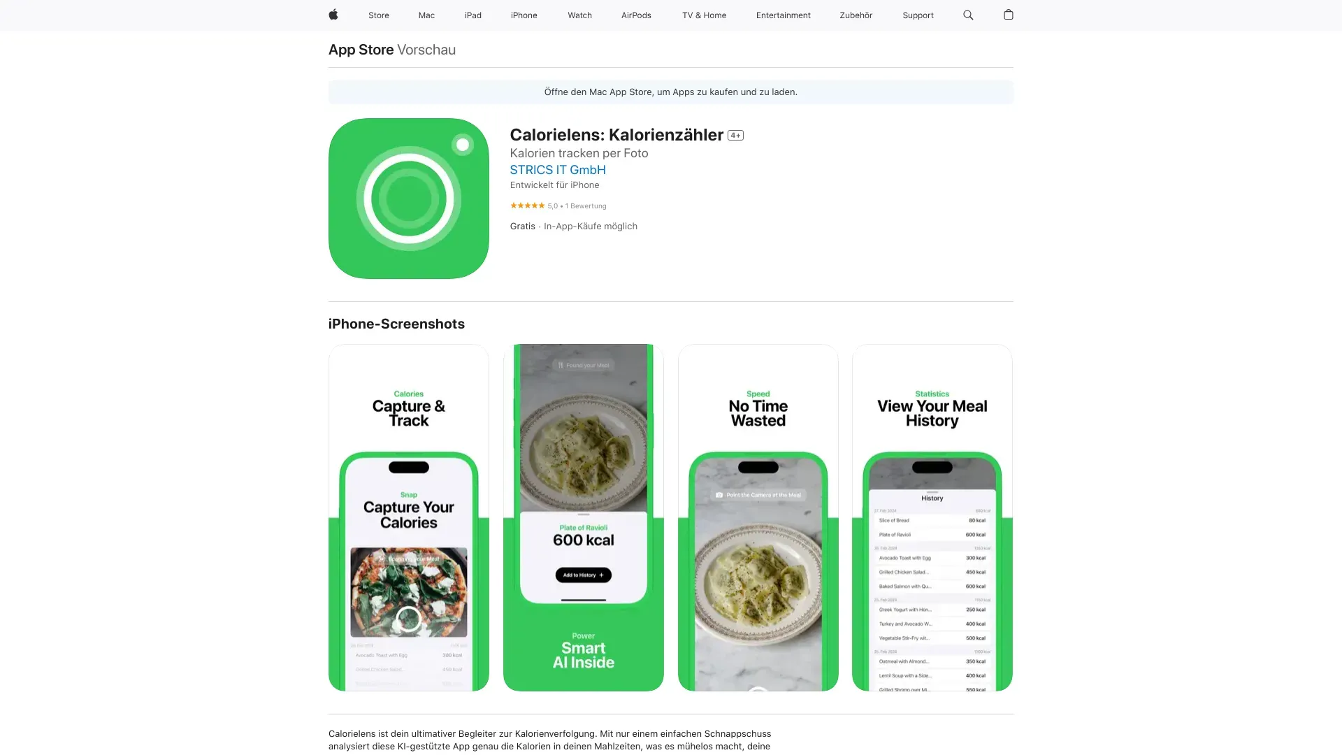 Calorielens: Calorie Tracker