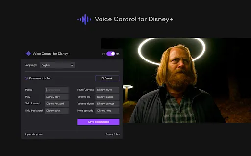 Voice Control for Disney+