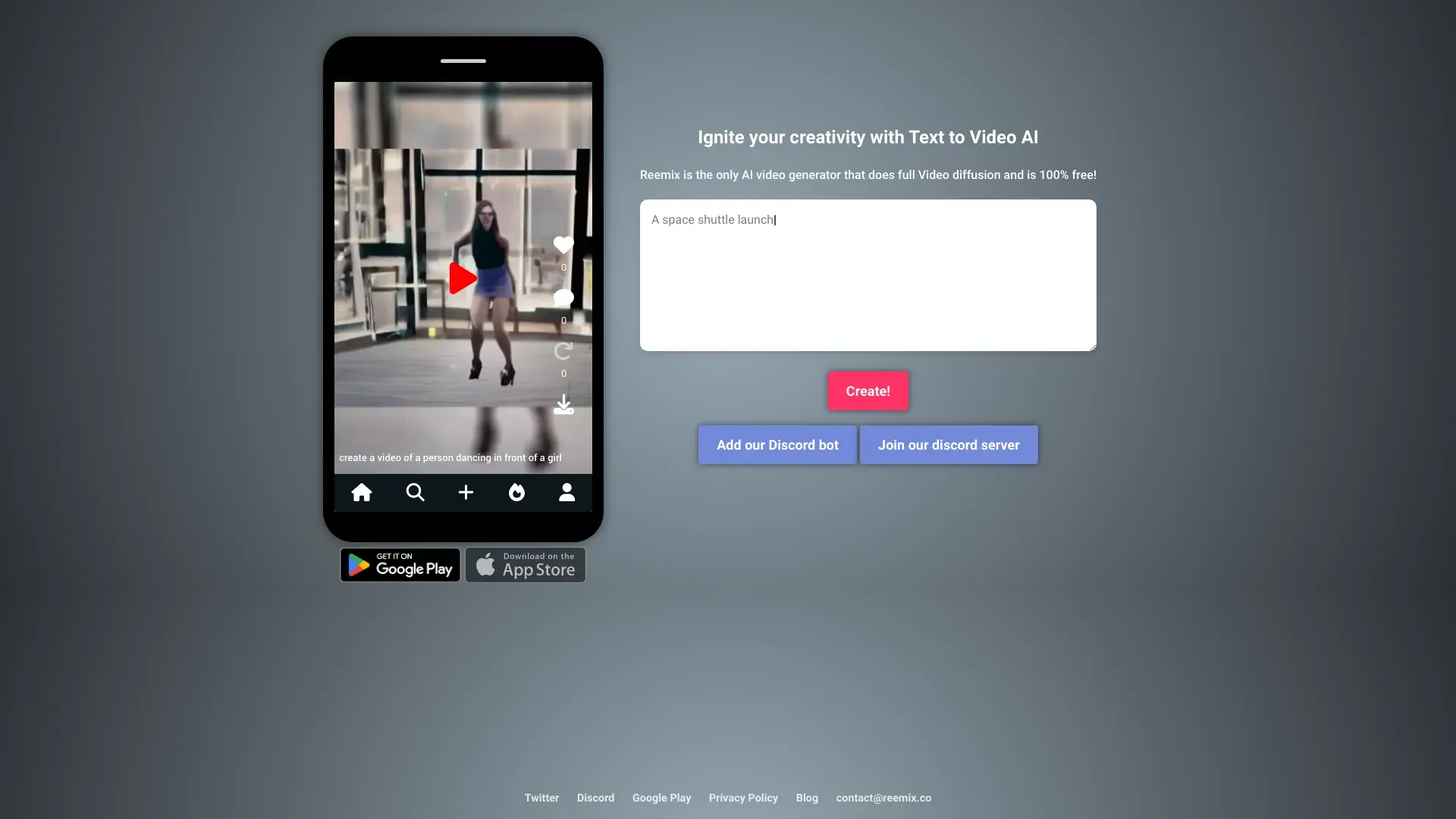 AI-Powered Text-to-Video App