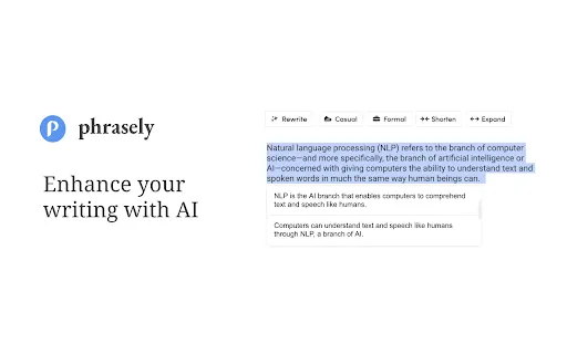 Phrasely - ChatGPT Writing Tool