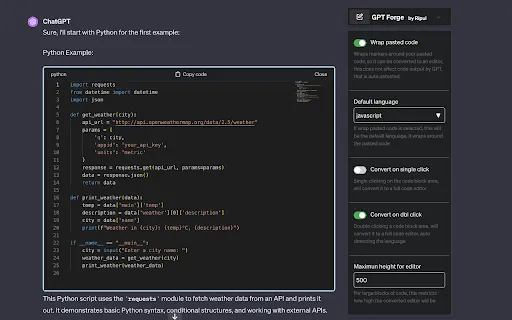 GPTCodeForge