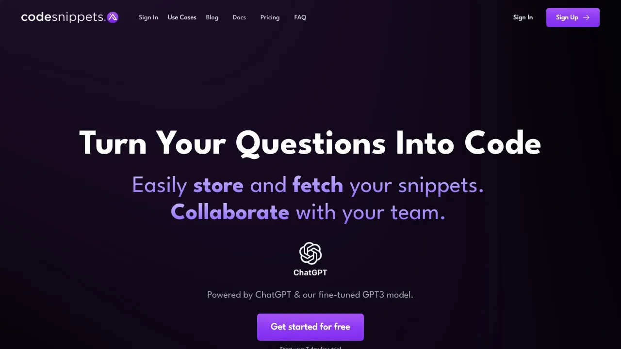 Code Snippets AI
