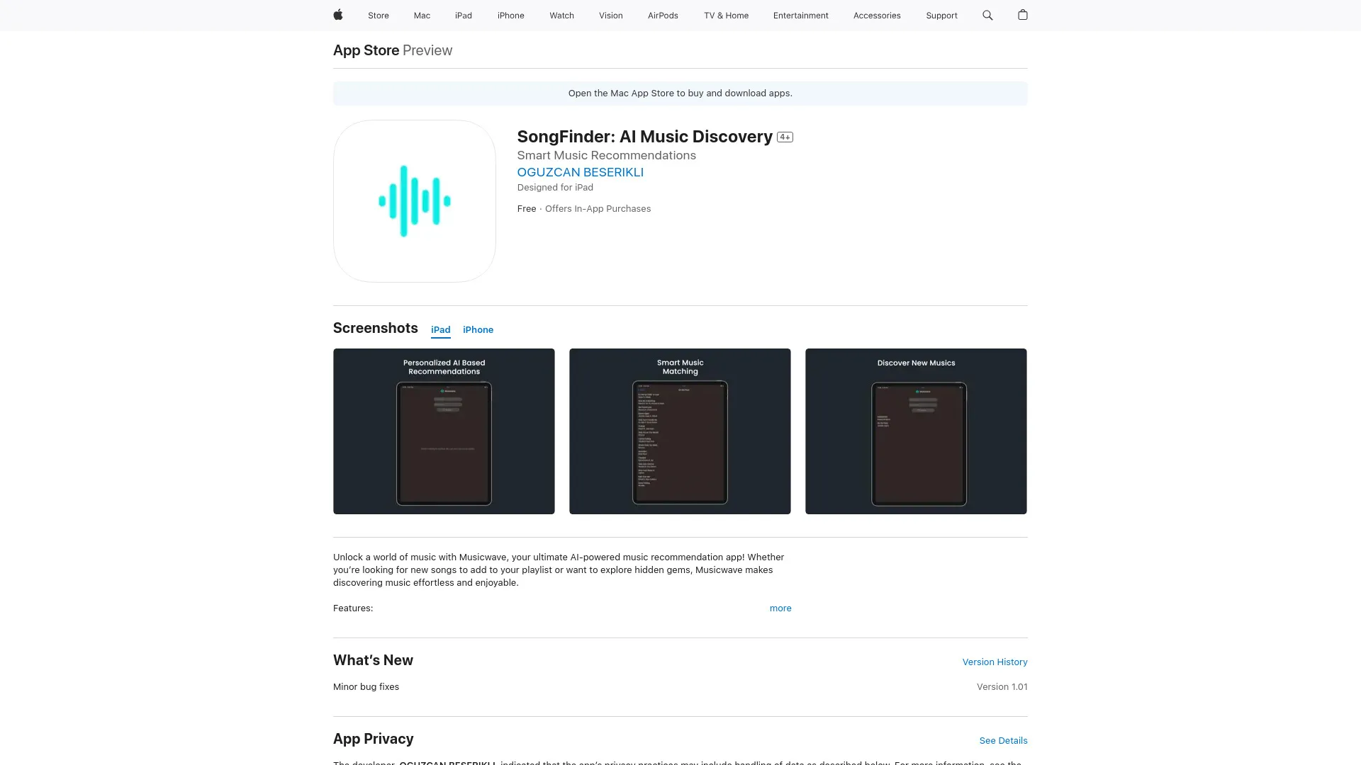 SongFinder: AI Music Discovery