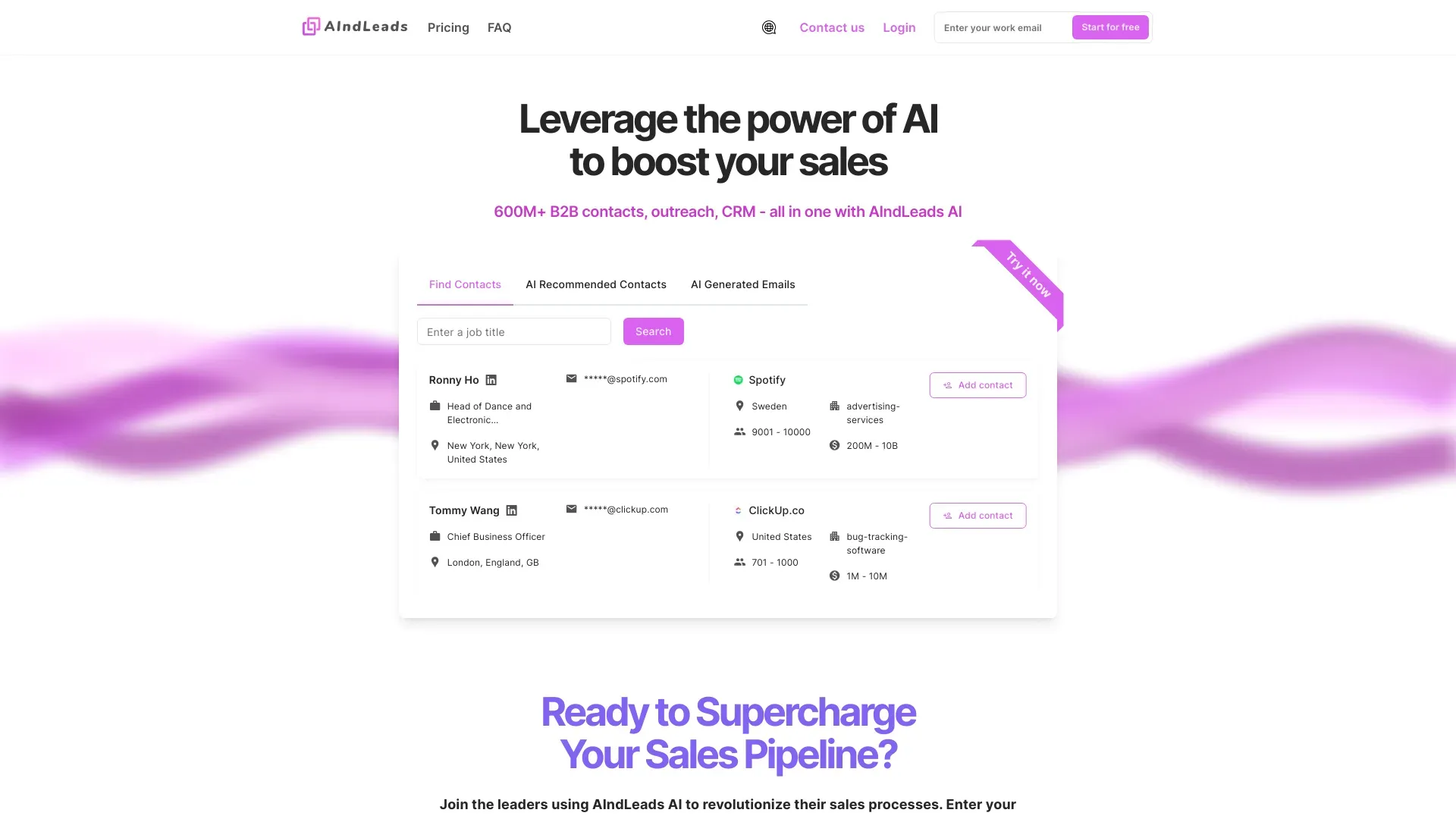 AIndLeads - AI finds Leads
