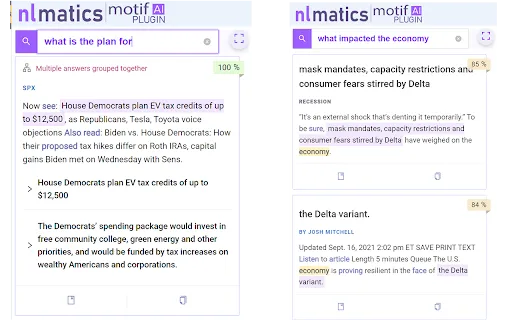 NLMatics Motif Plugin