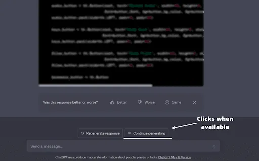 ChatGPT Auto-Continue & Token Tracker