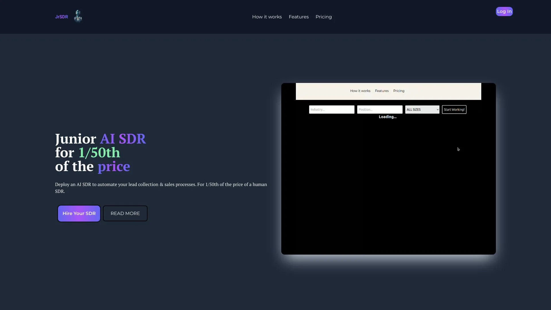 JrSDR - Completely Automated B2B Sales
