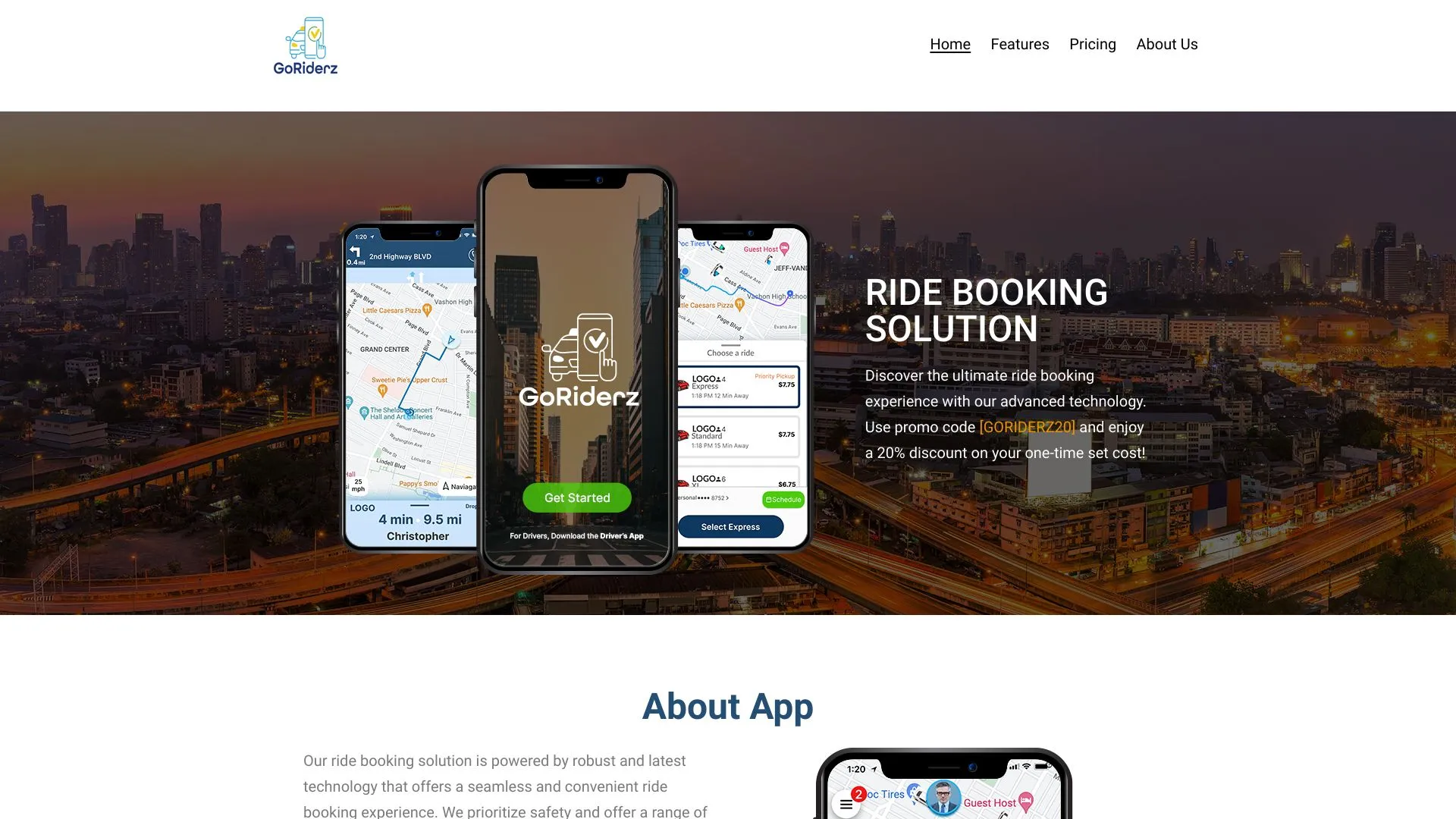 Goriderz SAAS p2p ridesharing & delivery