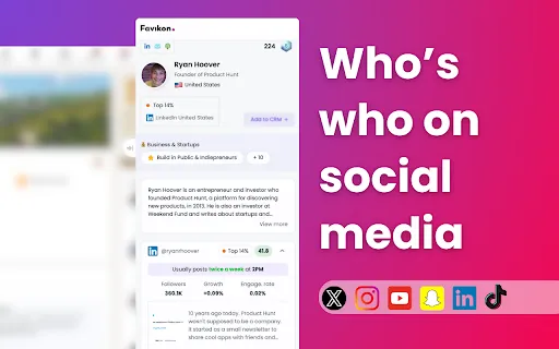 Favikon Chrome extension