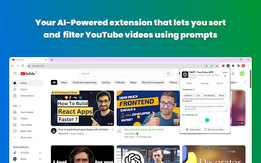 YGPT: YouTube GPT