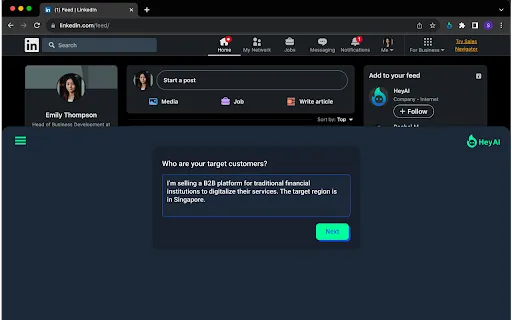 HeyLead: Your Lead Gen AI-Sidekick