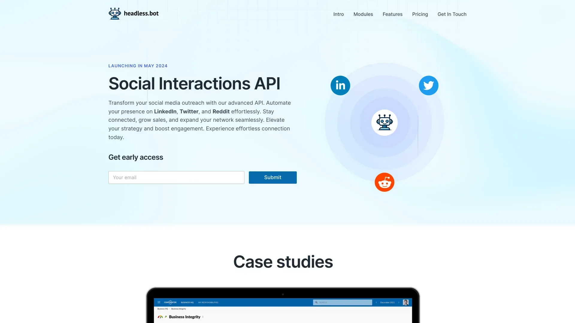 Headless Bot API early access