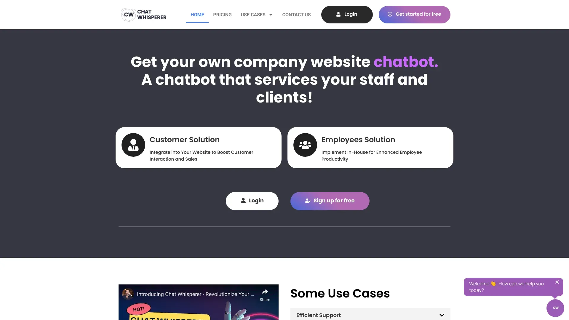 Create your own company chatbot fast