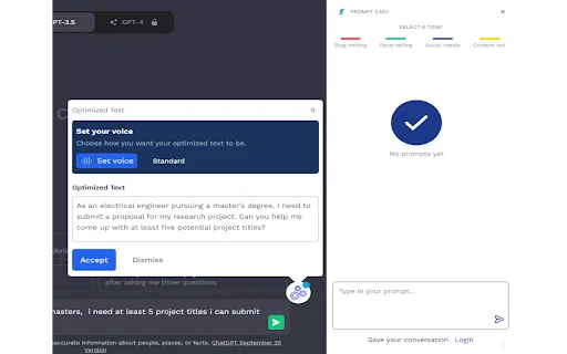 Prompt Easy