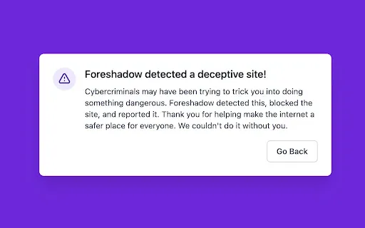 Foreshadow Anti-Phishing