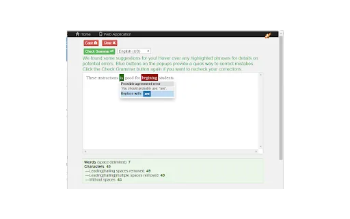 Grammar Checker