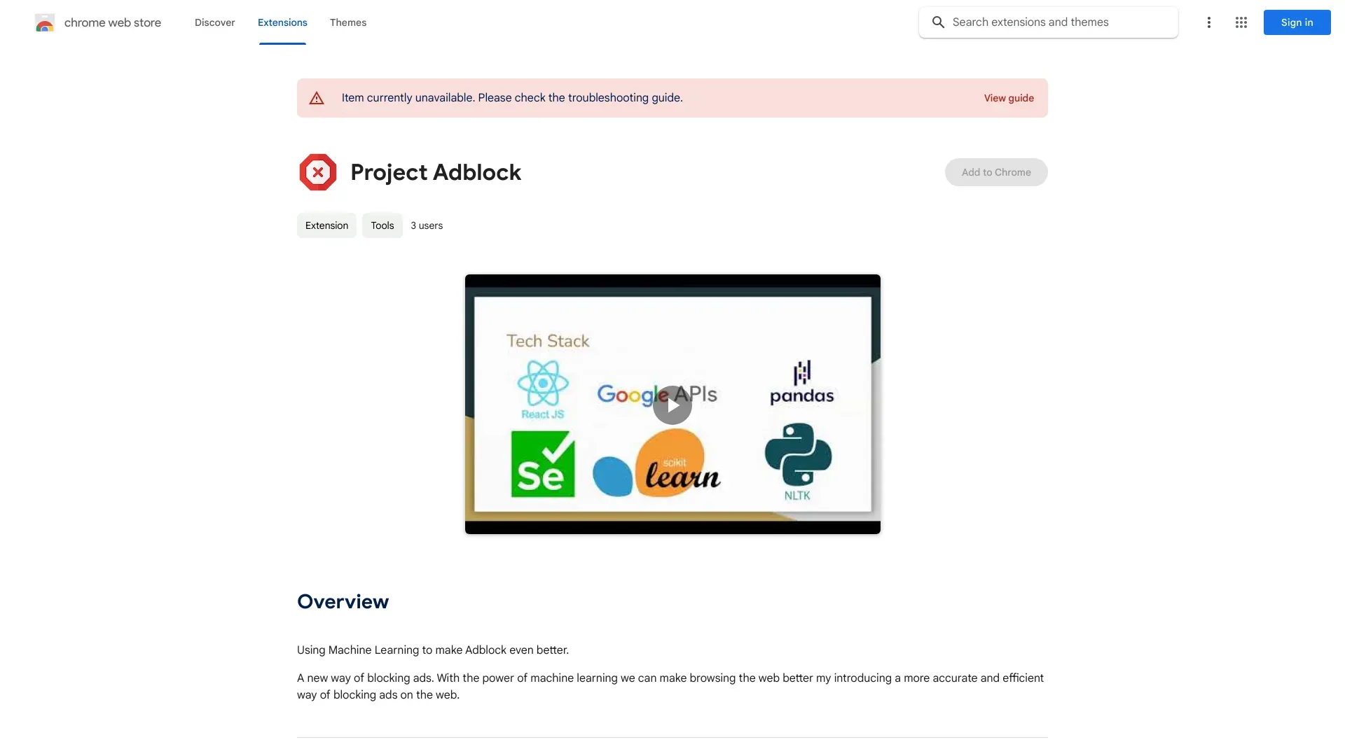 Project Adblock