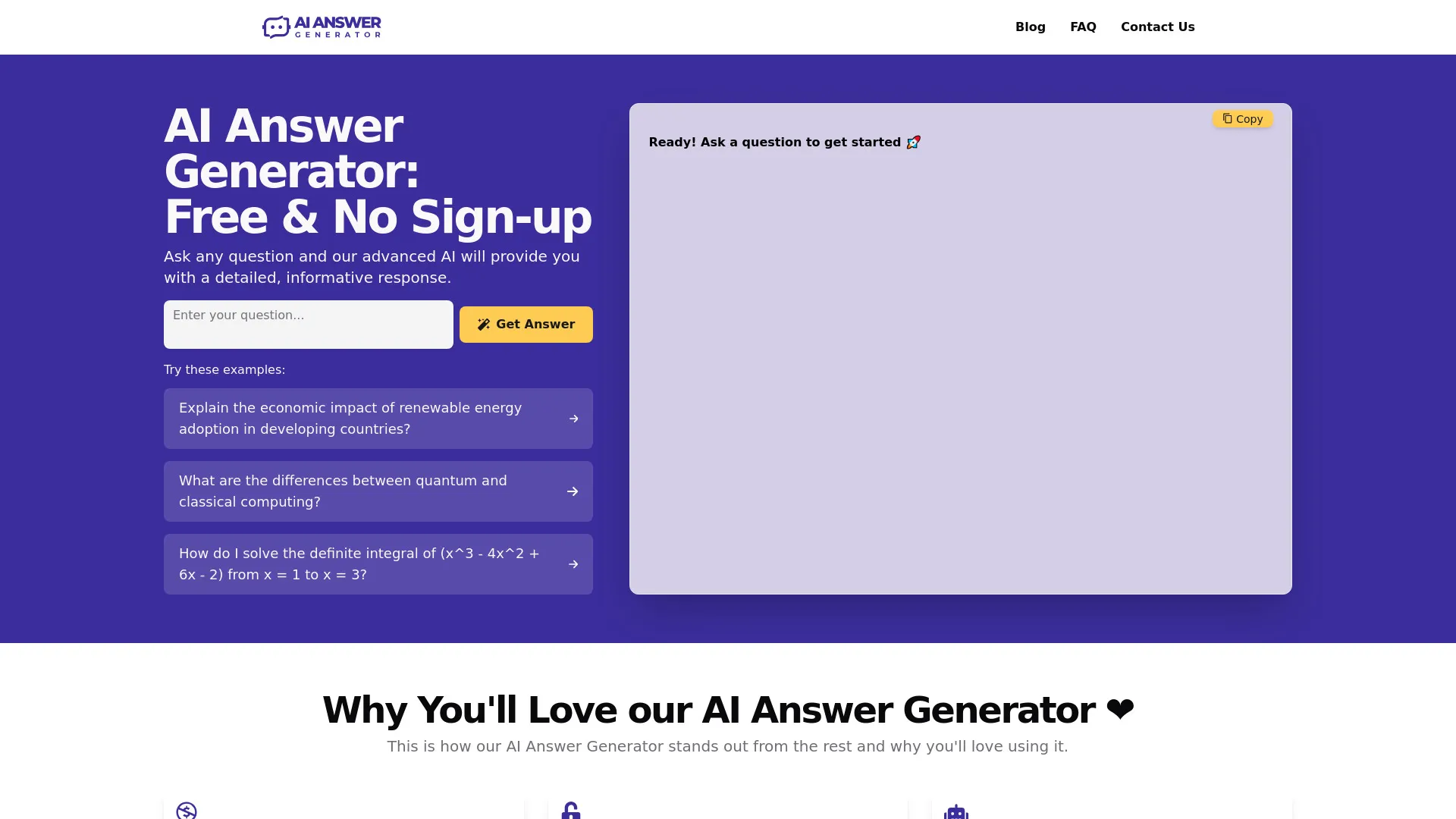 AI Answer Generator