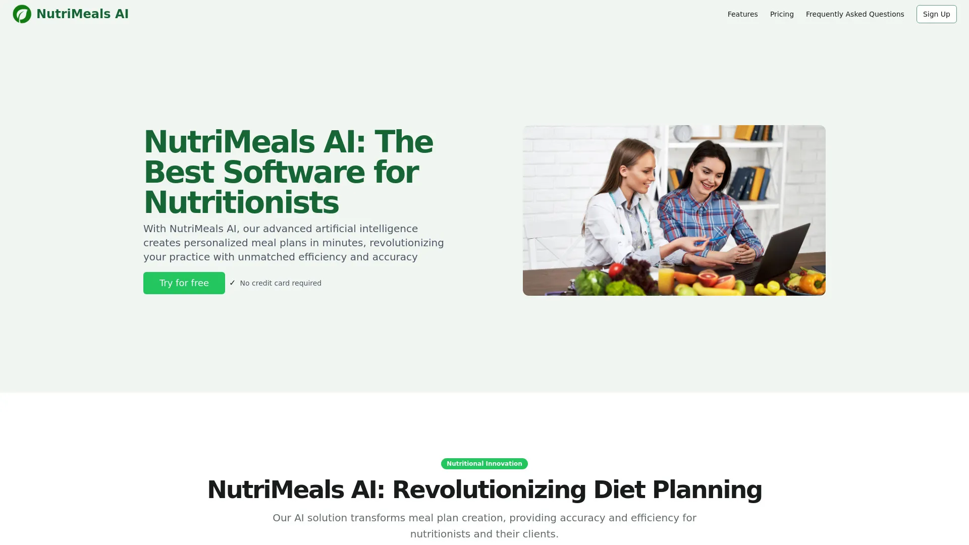 NutriMeals AI