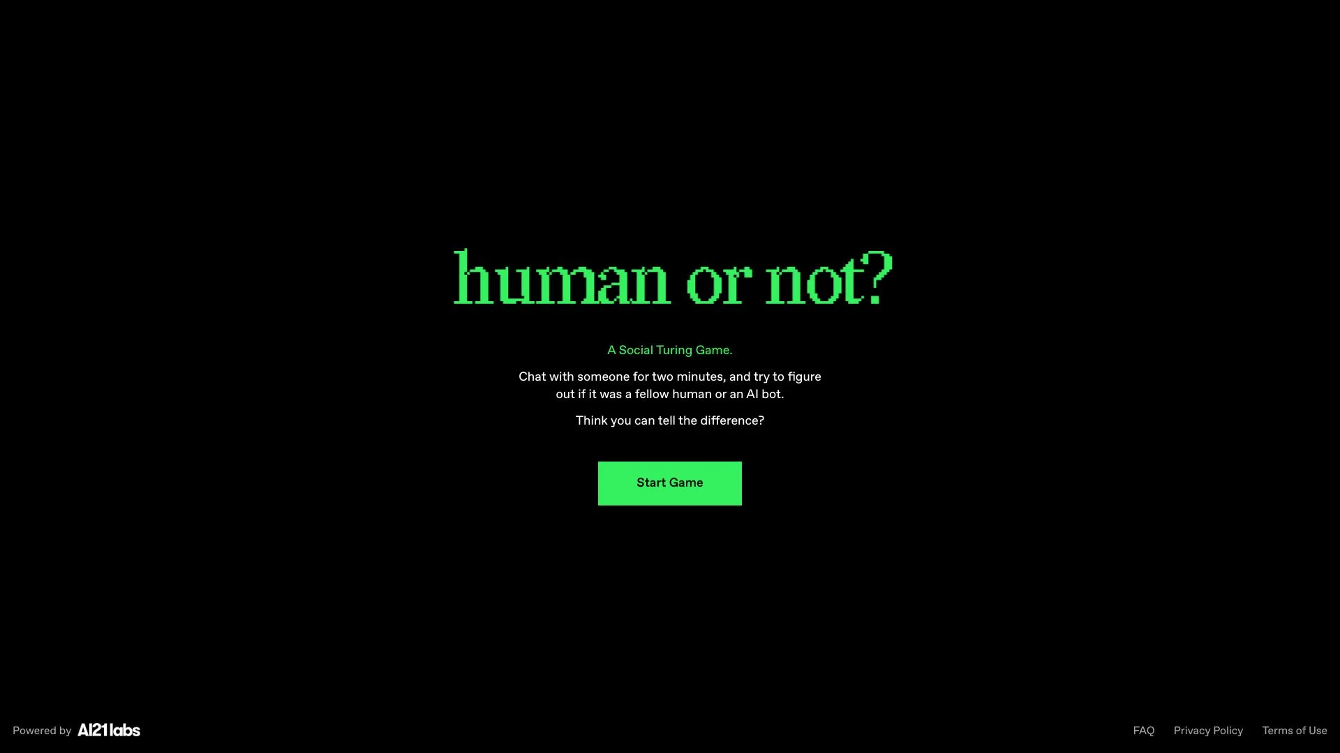 Human or Not?