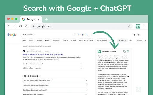 Quick search with ChatGPT